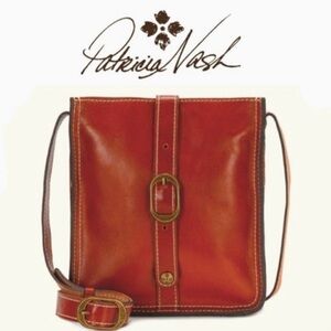 PATRICIA NASH Venezia Leather Crossbody Pouch Bag